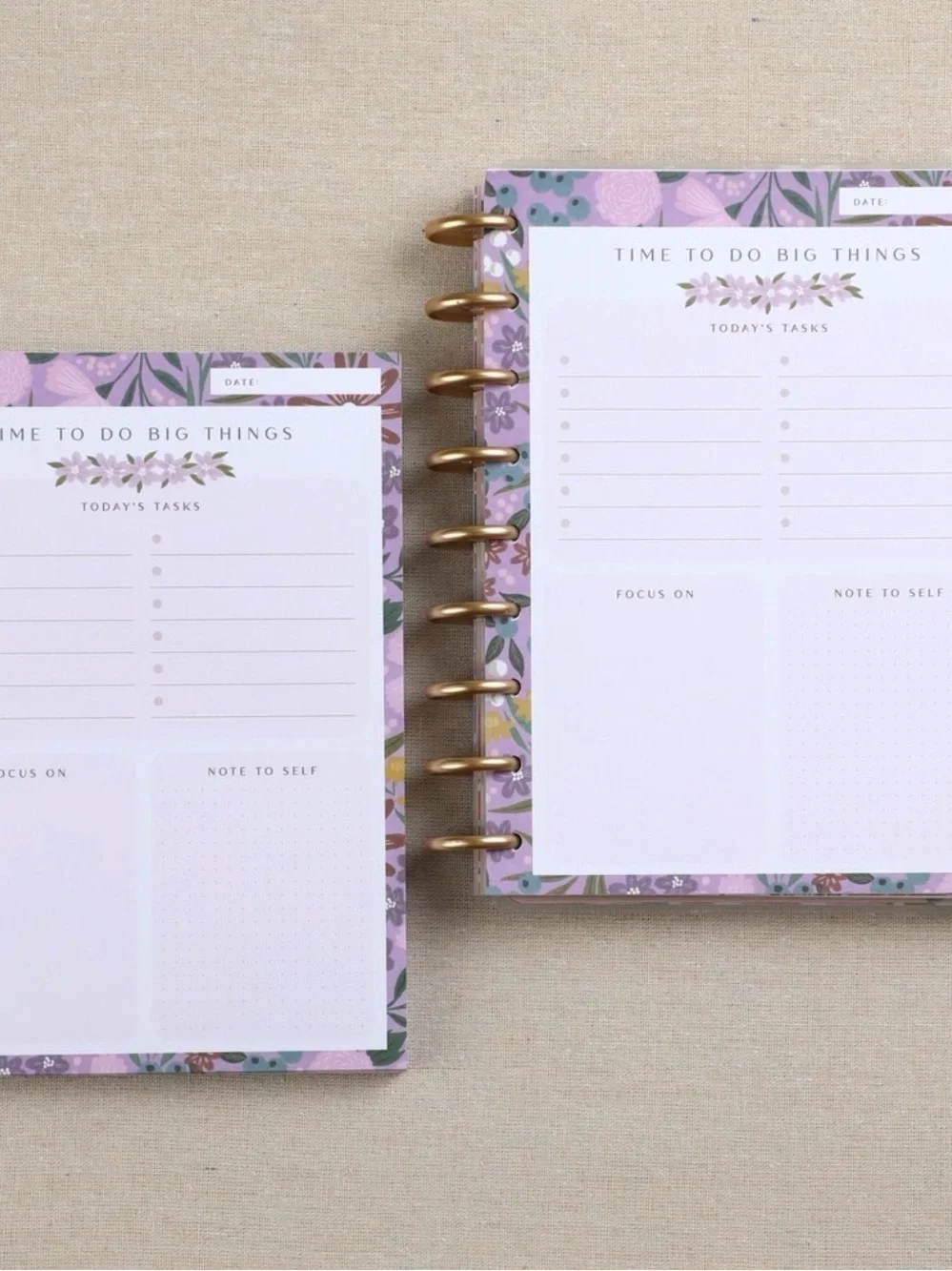 🎀  Happy Planner block note journal pad